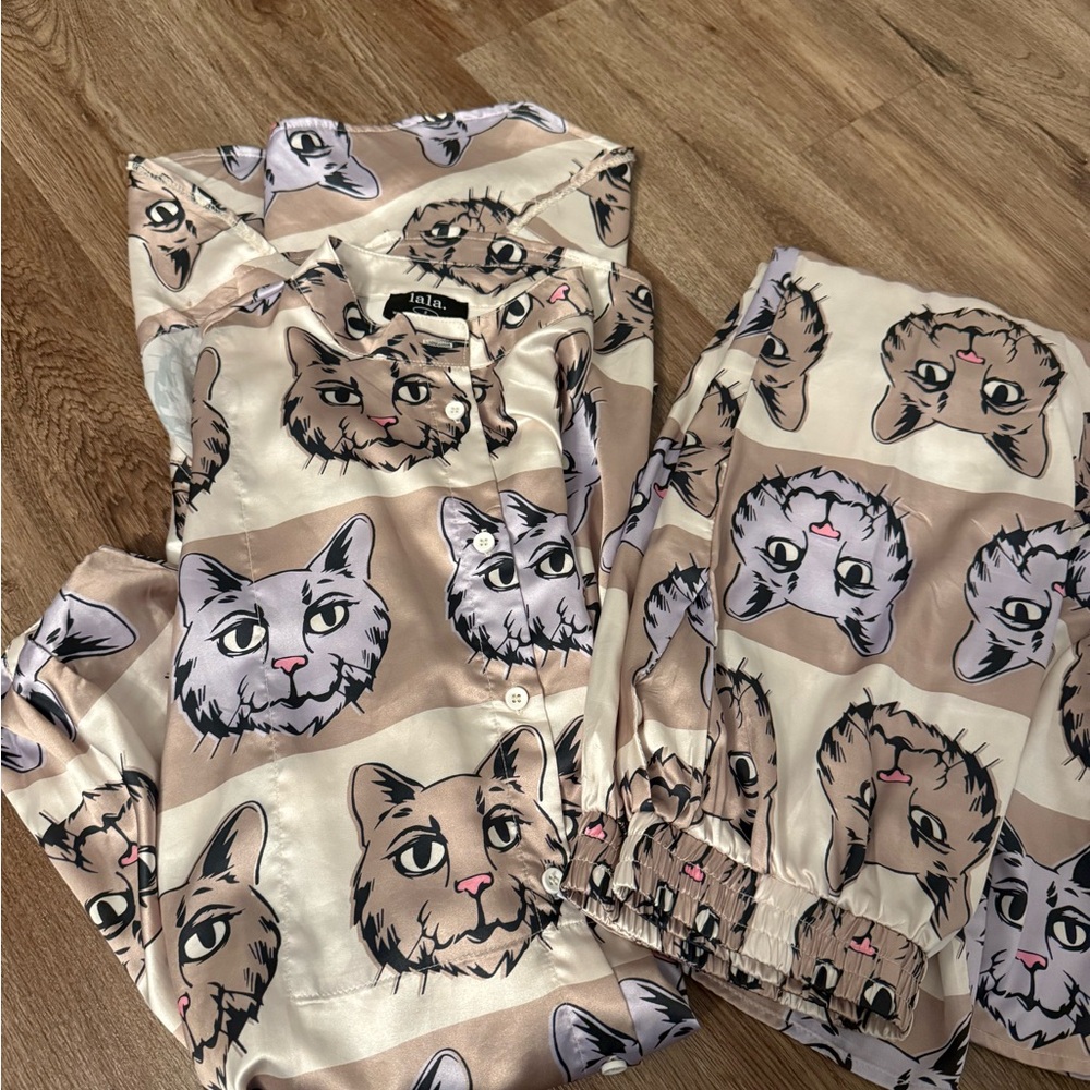 Dressed in Lala satin playsuit ib cool cat